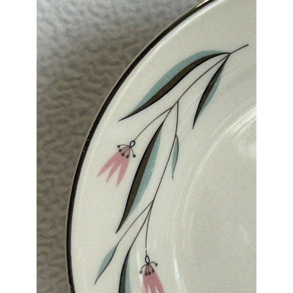 Edwin Knowles Carlton Set Of 4 Dessert/bread Plates 1950s Vintage VGUC - Picture 3 of 12